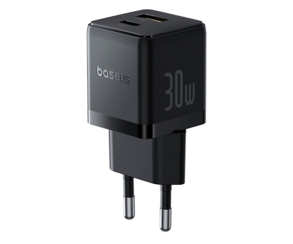Ładowarka do smartfonów Baseus Ładowarka sieciowa Palm 30W USB-C USB-A czarna